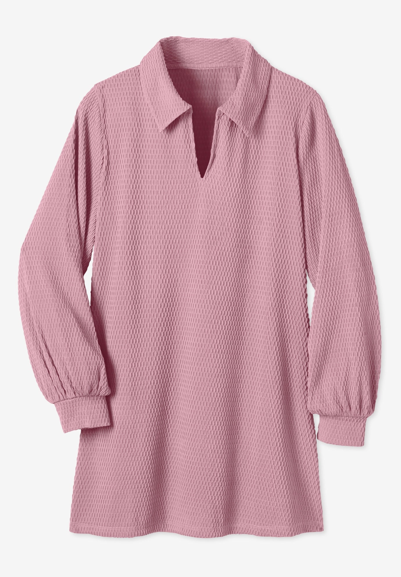 Blouson Sleeve Texture Tunic image number 3