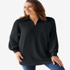 Blouson Sleeve Texture Tunic image number null
