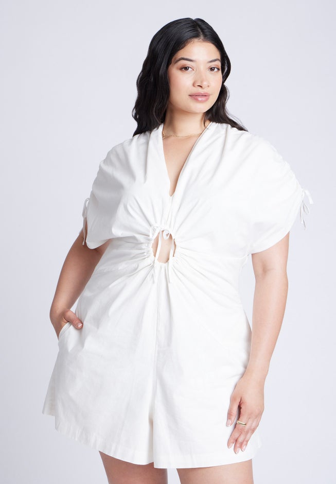 Poplin Romper image number 4