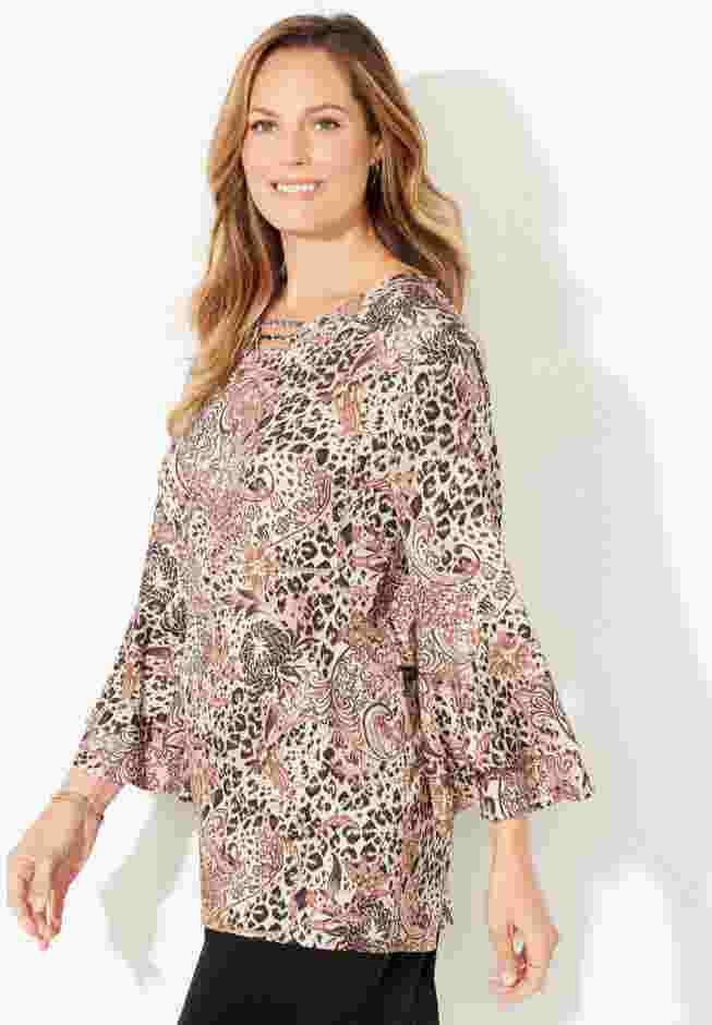 Dream Drape Bell Sleeve Top image number 2