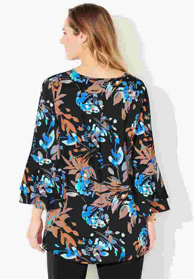 Dream Drape Bell Sleeve Top image number 1