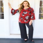 Dream Drape Bell Sleeve Top image number null