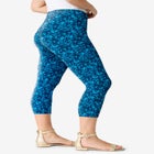 Plus Size Essential Stretch Capri Legging image number null