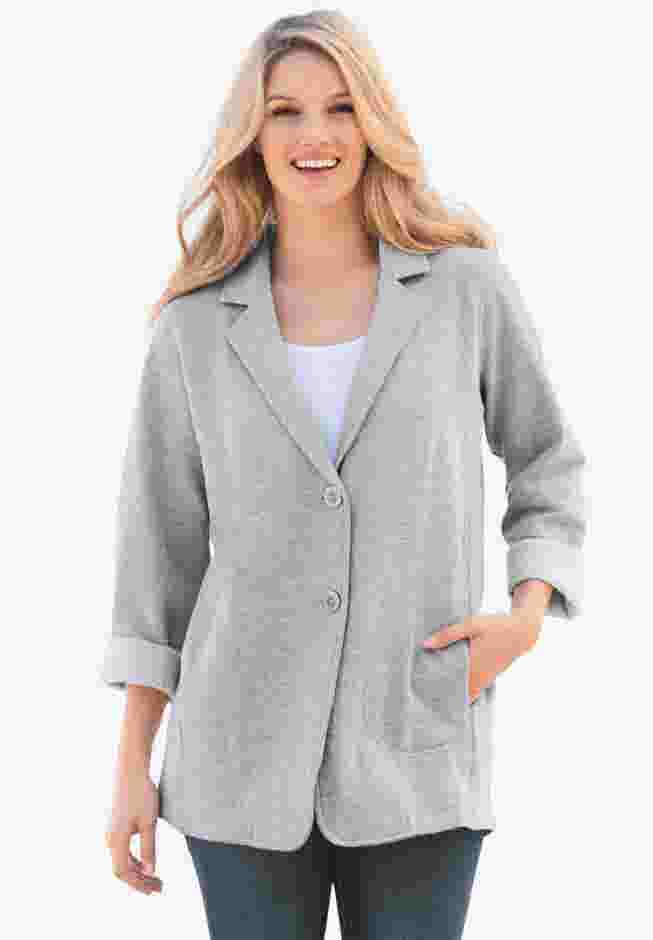Knit Blazer image number 4