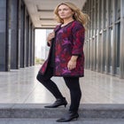 Ponte Print Jacket image number null