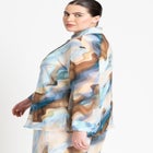 Printed Button Up Top image number null