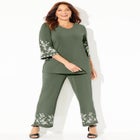 AnyWear Embroidered Sleeve Top image number null