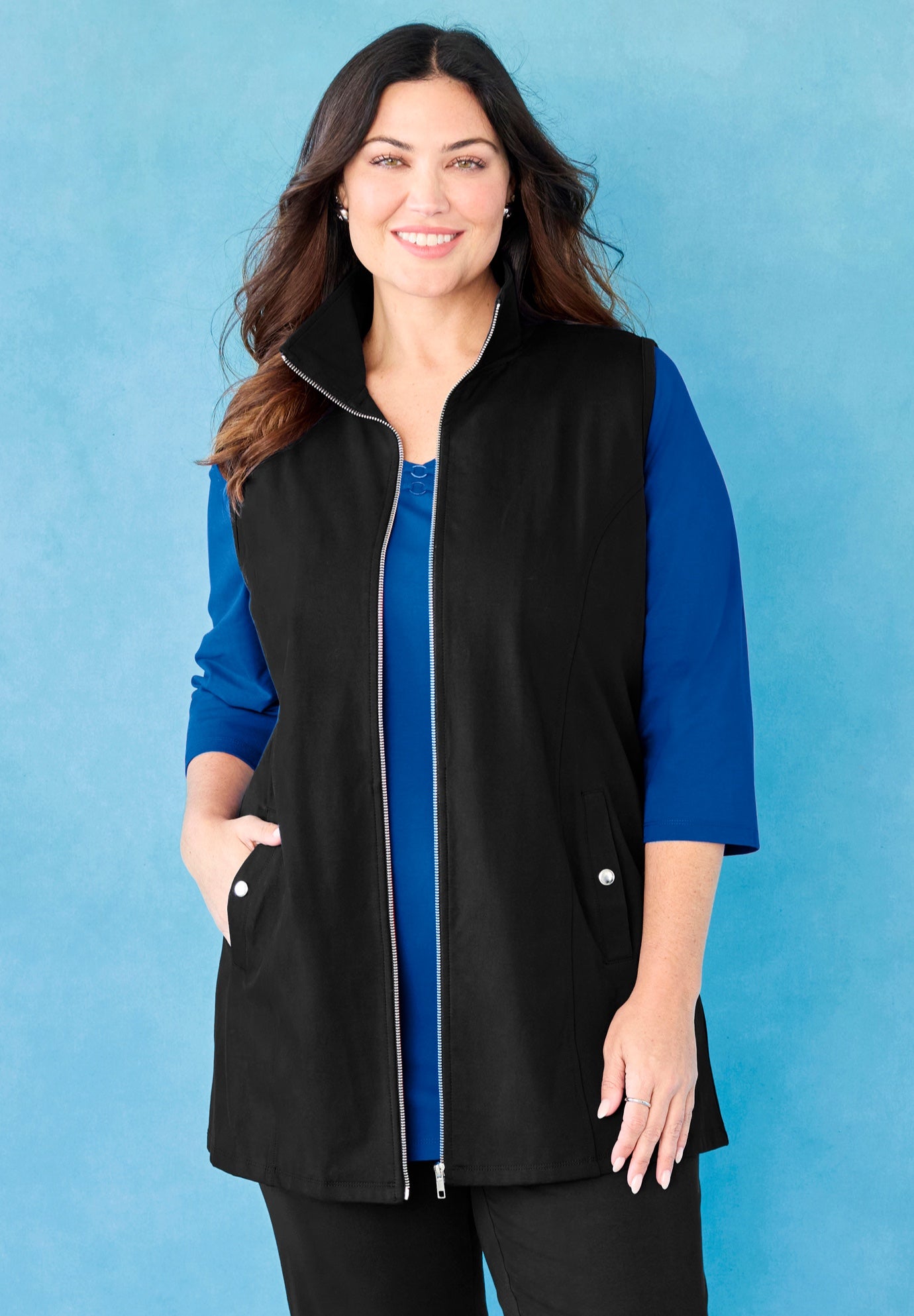 Suprema&reg; Studio Zip Front Vest image number 1