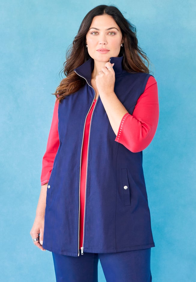 Suprema&reg; Studio Zip Front Vest image number 2
