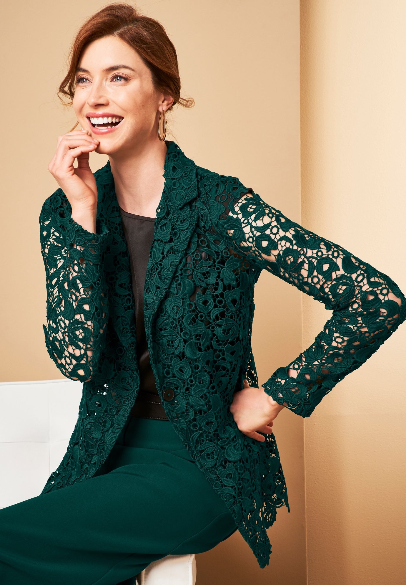 Lace Blazer image number 5