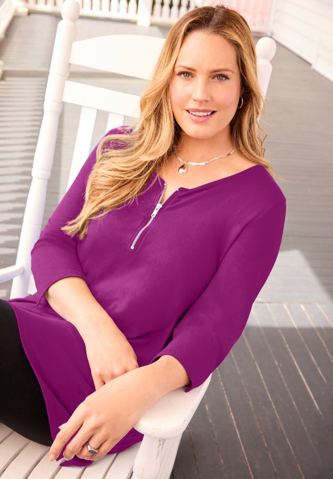 Suprema&reg; Studio Half-Zip Tunic image number 2