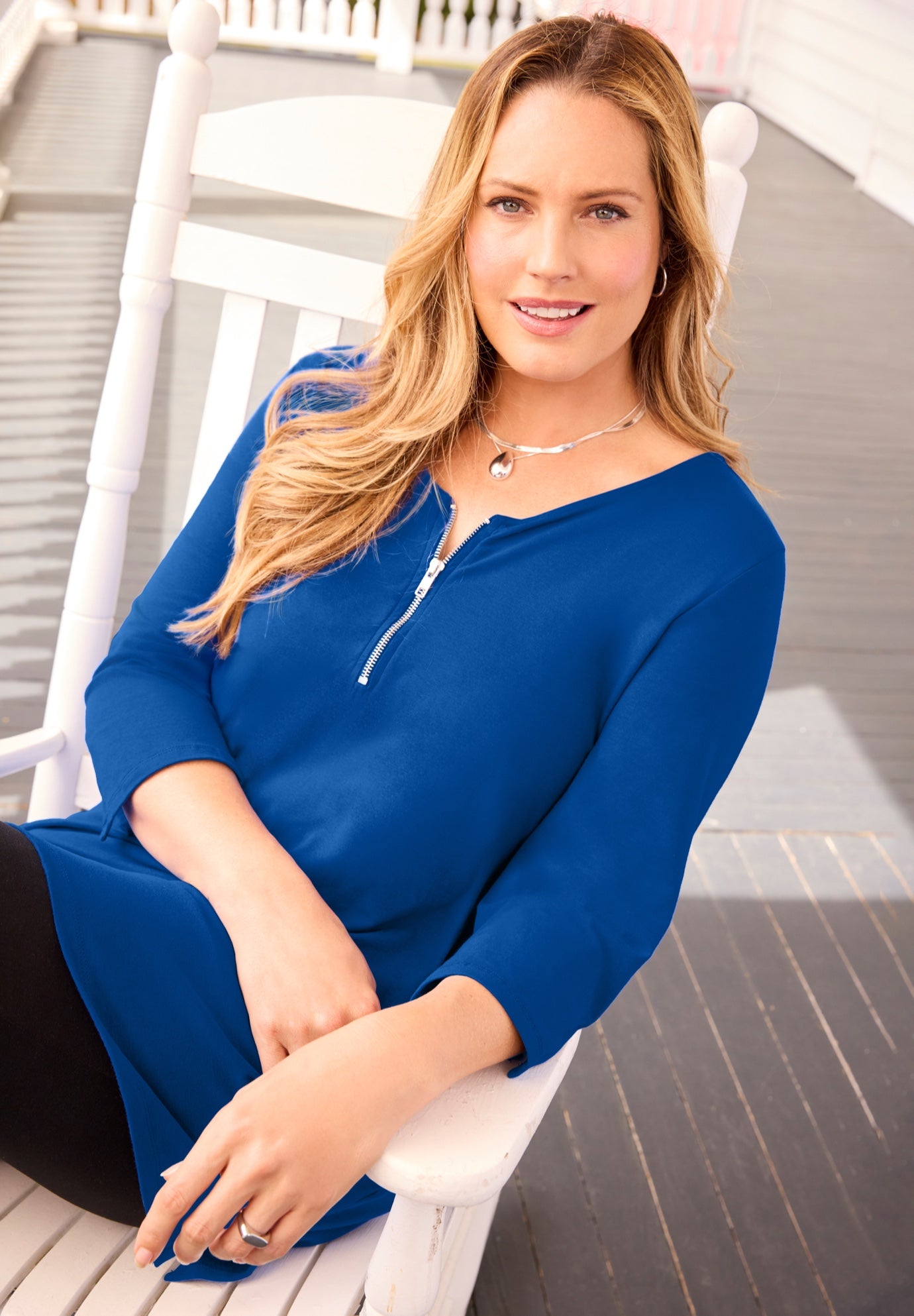 Suprema&reg; Studio Half-Zip Tunic image number 2