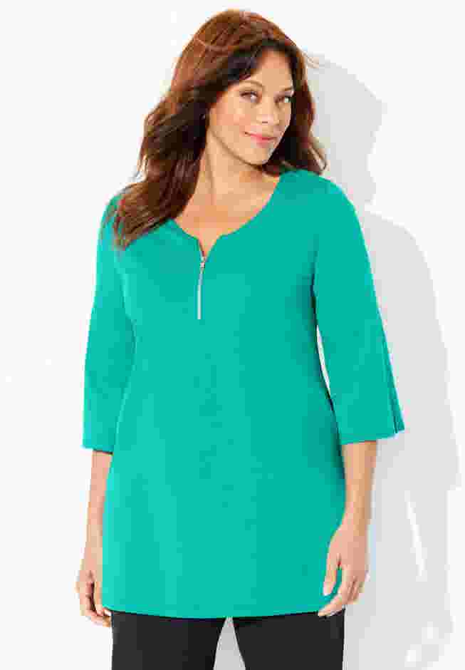Suprema® Studio Half-Zip Tunic image number 0