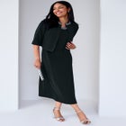 2-Piece Beaded Jacket Dress image number null