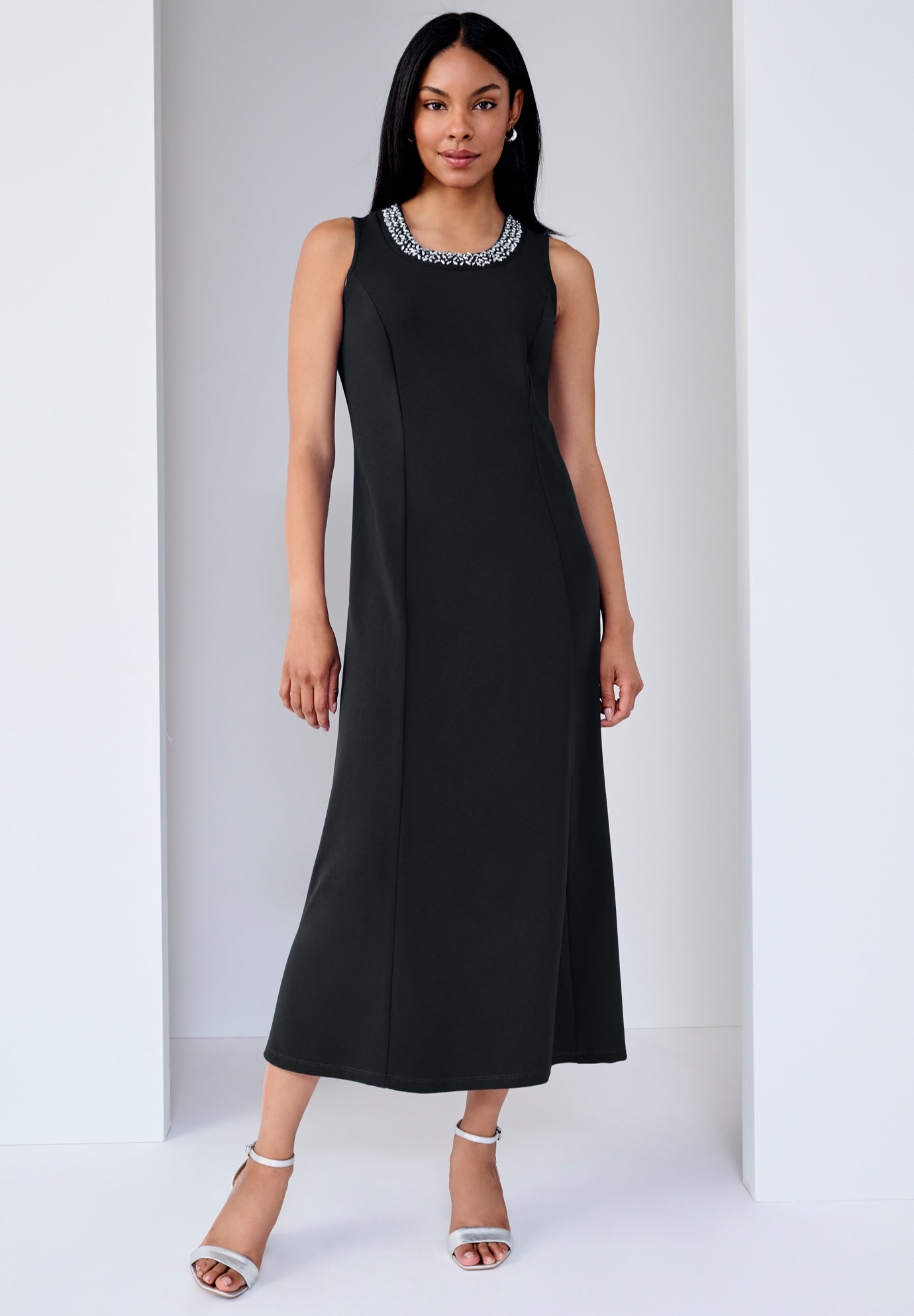 2-Piece Beaded Jacket Dress image number 1