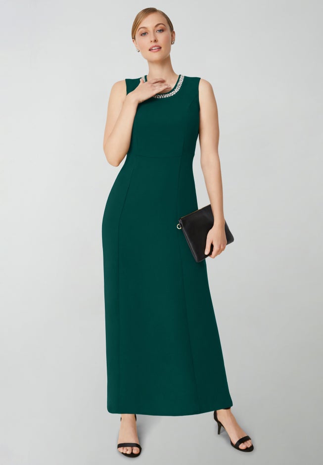 2-Piece Beaded Jacket Dress image number 1