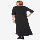 2-Piece Beaded Jacket Dress image number null