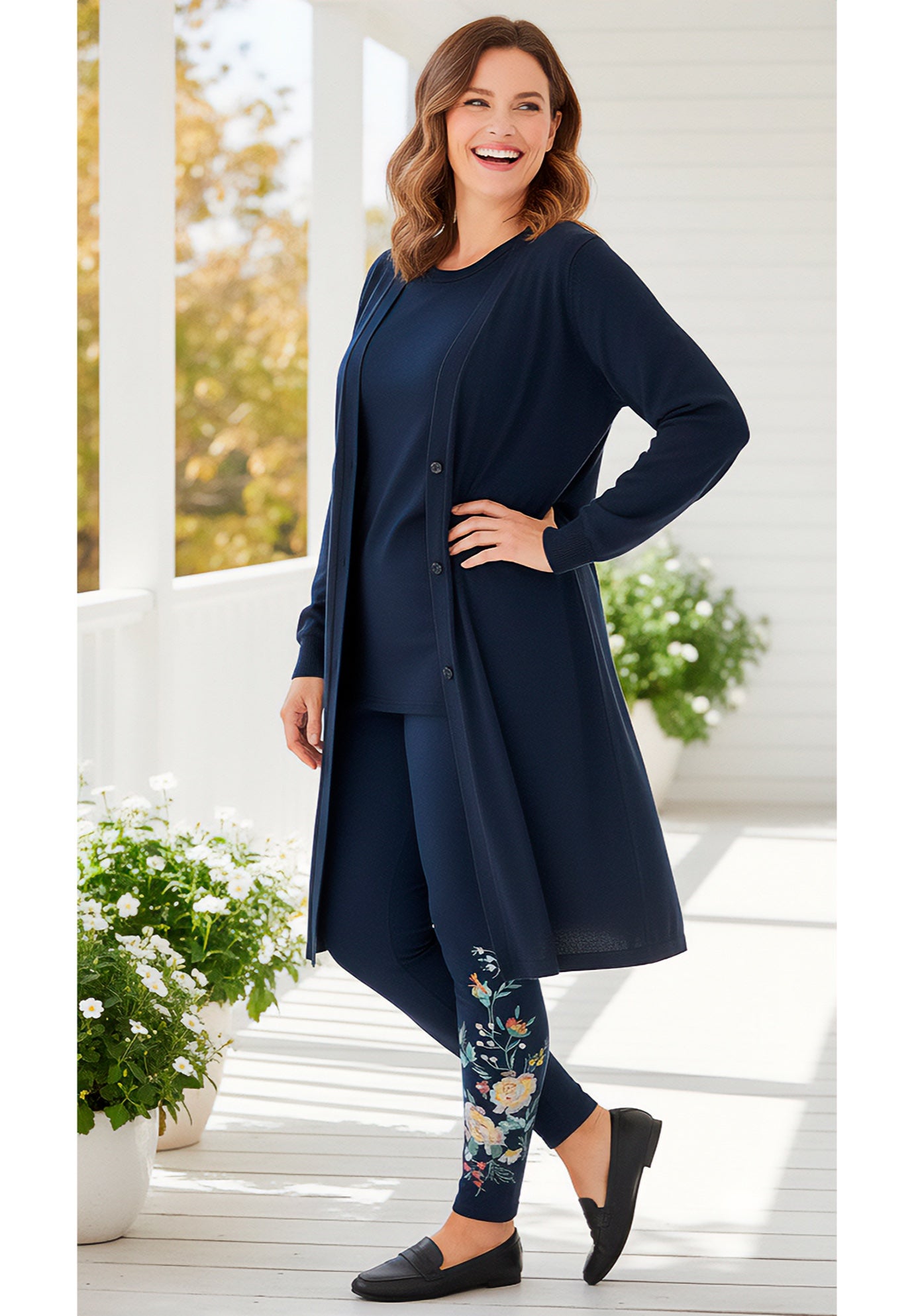 Perfect Cotton Duster Sweater image number 0