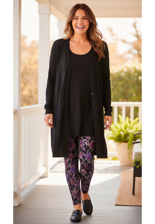 Perfect Cotton Duster Sweater image number 8