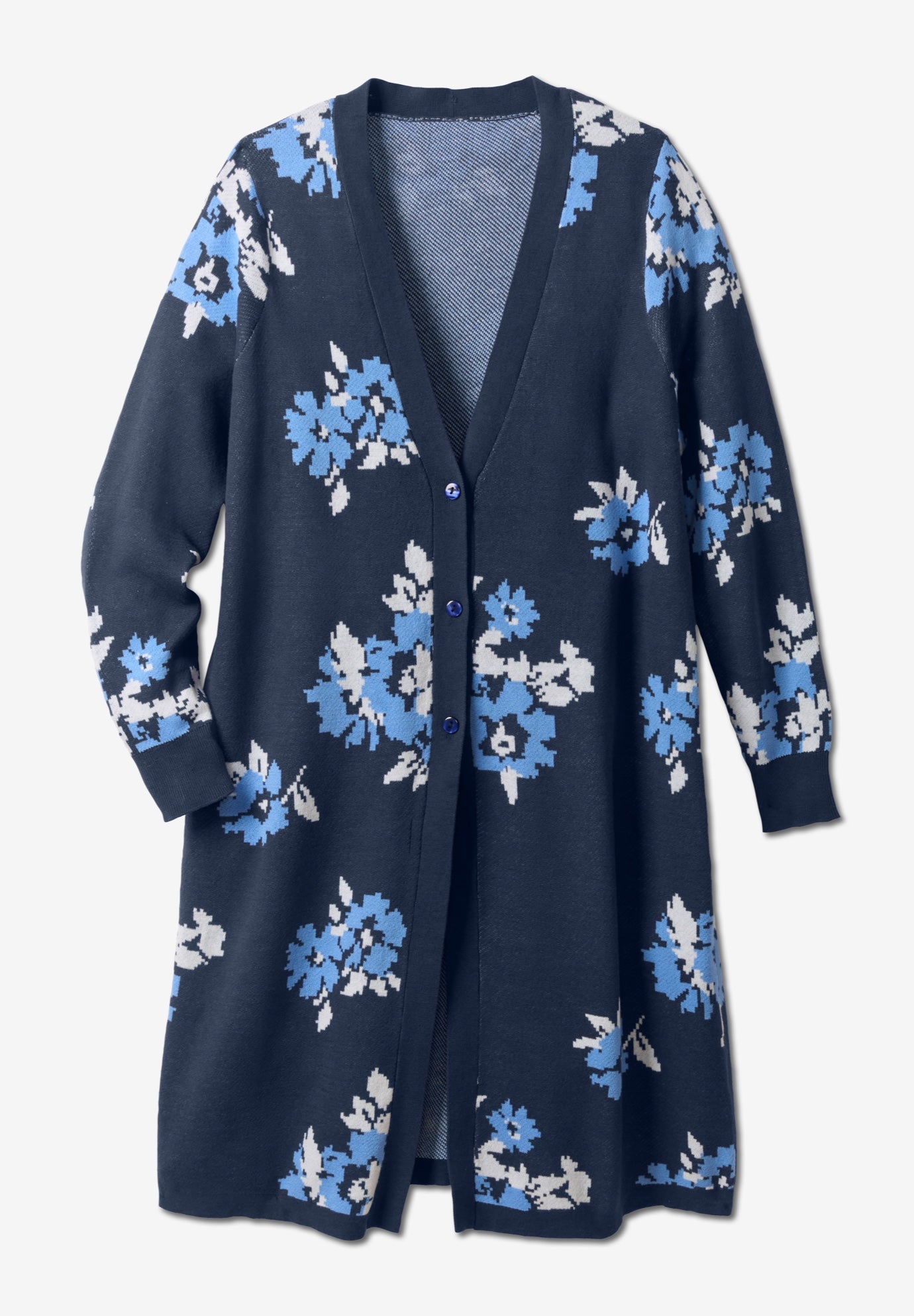 Perfect Cotton Duster Sweater image number 2