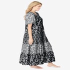 Long Tiered Print Lounger image number null