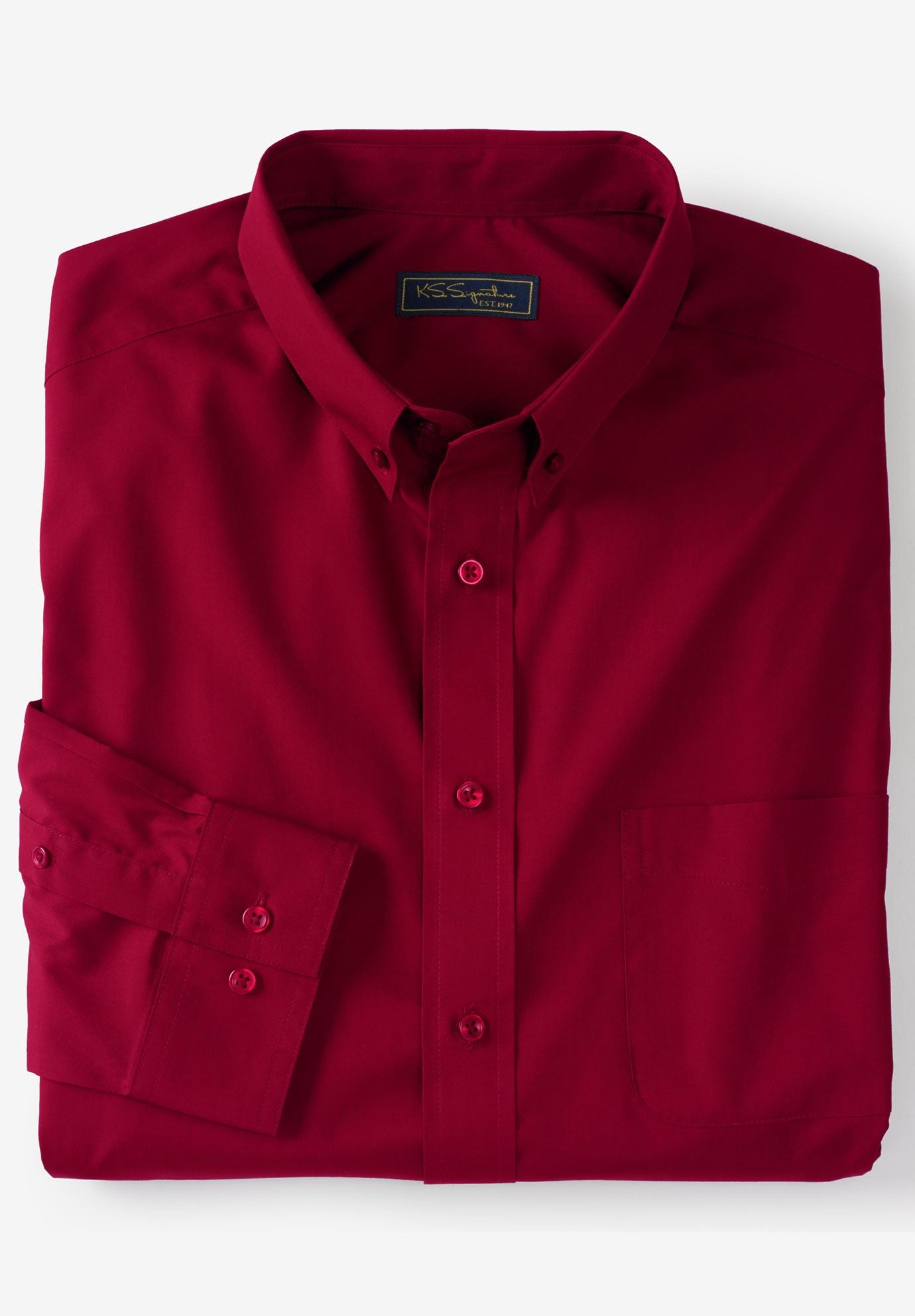 Wrinkle-Free Button-Down Collar Dress Shirt image number 0