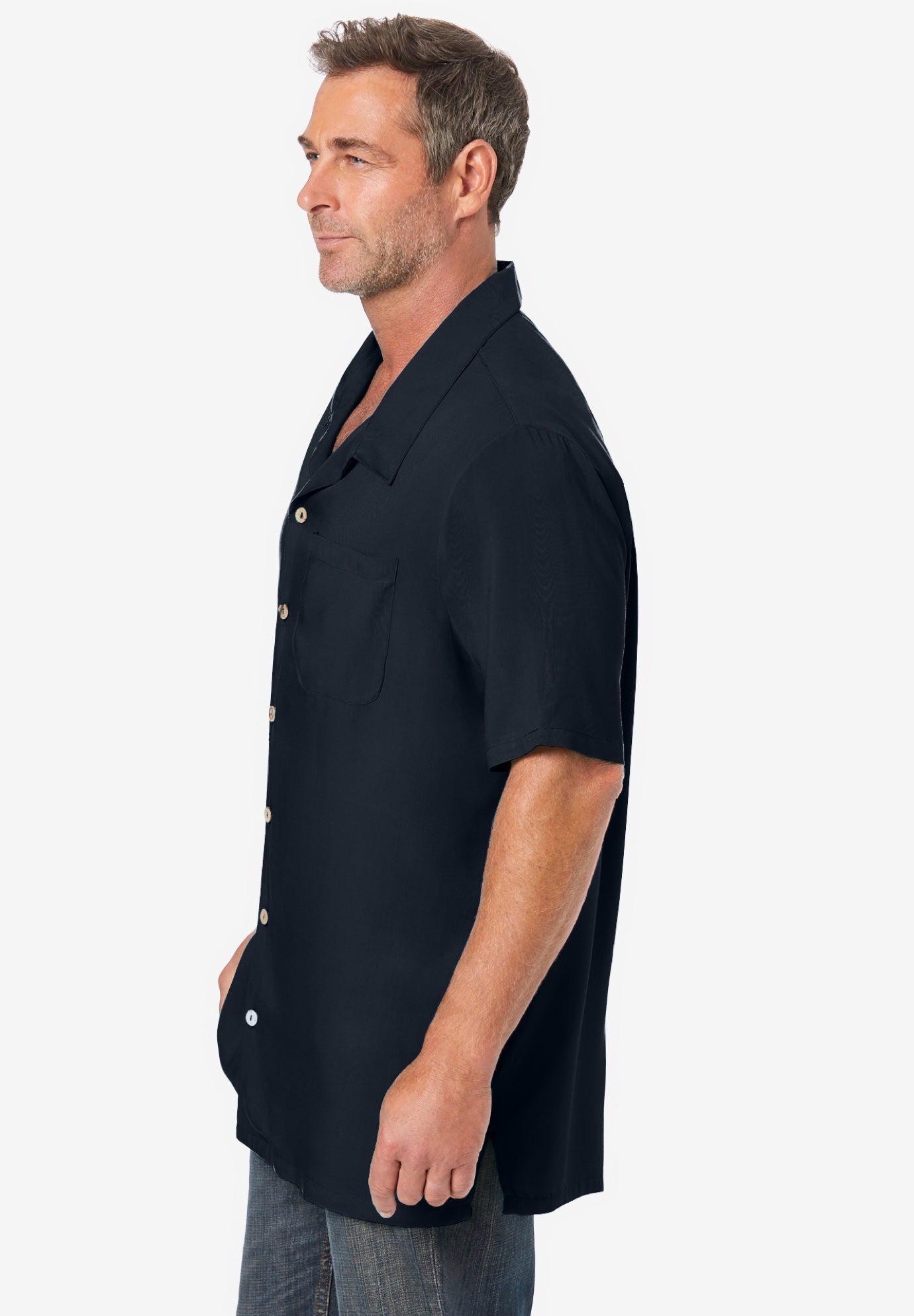 KS Island Solid Camp Shirt image number 2