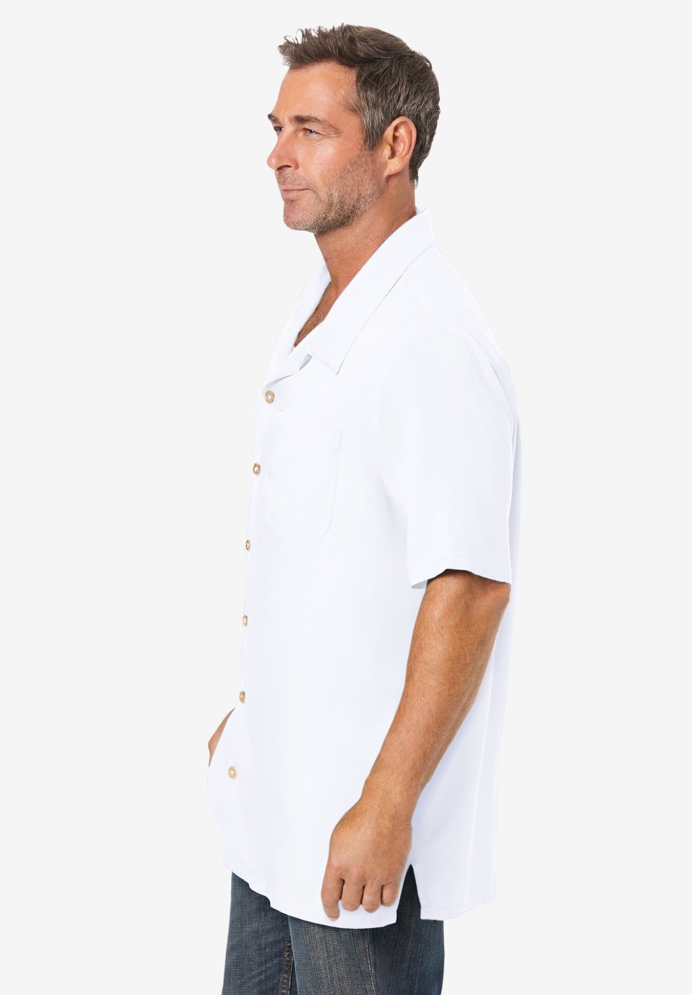 KS Island Solid Camp Shirt image number 2