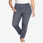 Flex-Fit Slim-Leg Pull-On Gap-Free Stretch-Denim Jeans image number null