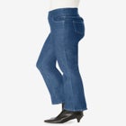 Flex-Fit Pull-On Bootcut Gap-Free Stretch Denim Jeans image number null