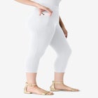 Side-Pocket Essential Capri Legging image number null