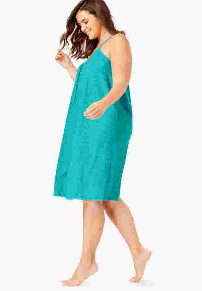 Breezy Eyelet Short Nightgown image number 3