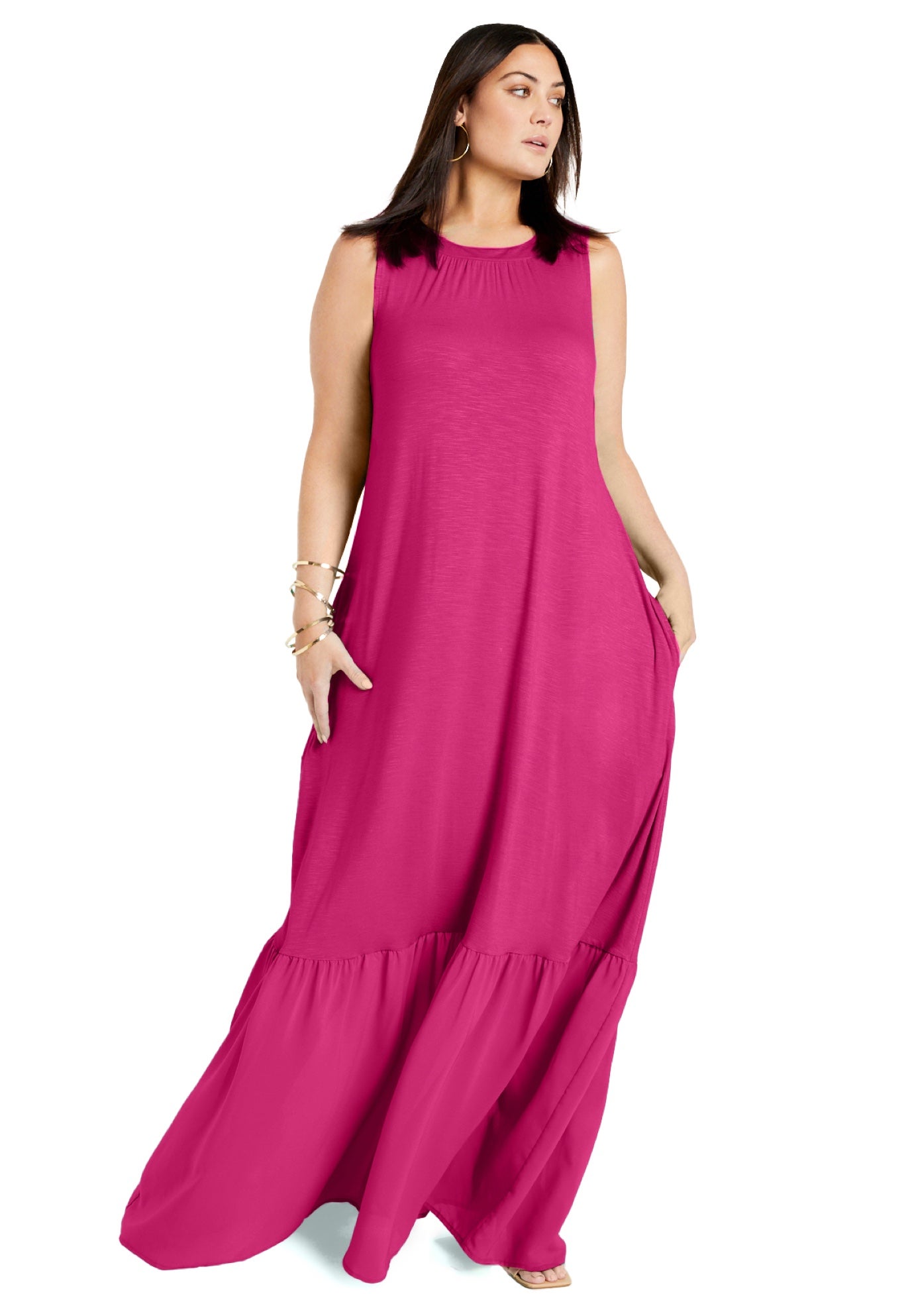 Ruffle Hem Maxi Dress image number 0