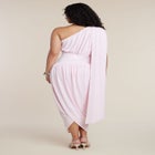One-Shoulder Draped Maxi Dress image number 2