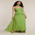 Train Detail Strapless Gown image number null