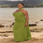 Train Detail Strapless Gown image number null
