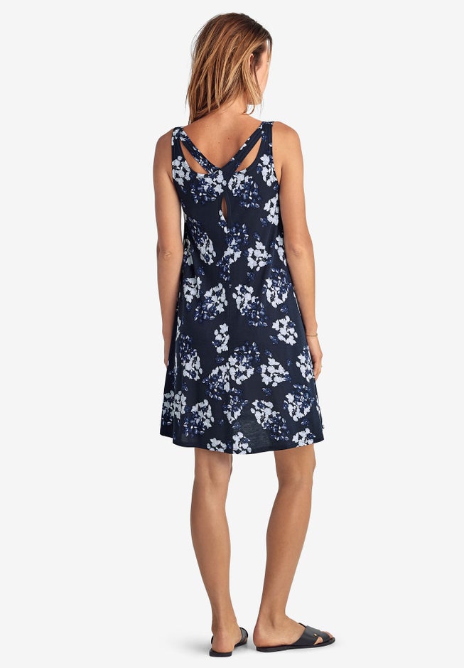 Crossover Back Tank Dress image number 1