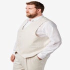 KS Island&trade; Linen Blend 5-Button Suit Vest image number null