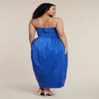 Strapless Pleated Bubble Dress image number 3