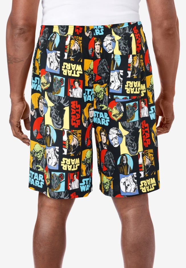 Licensed Novelty Pajama Lounge Shorts image number 1