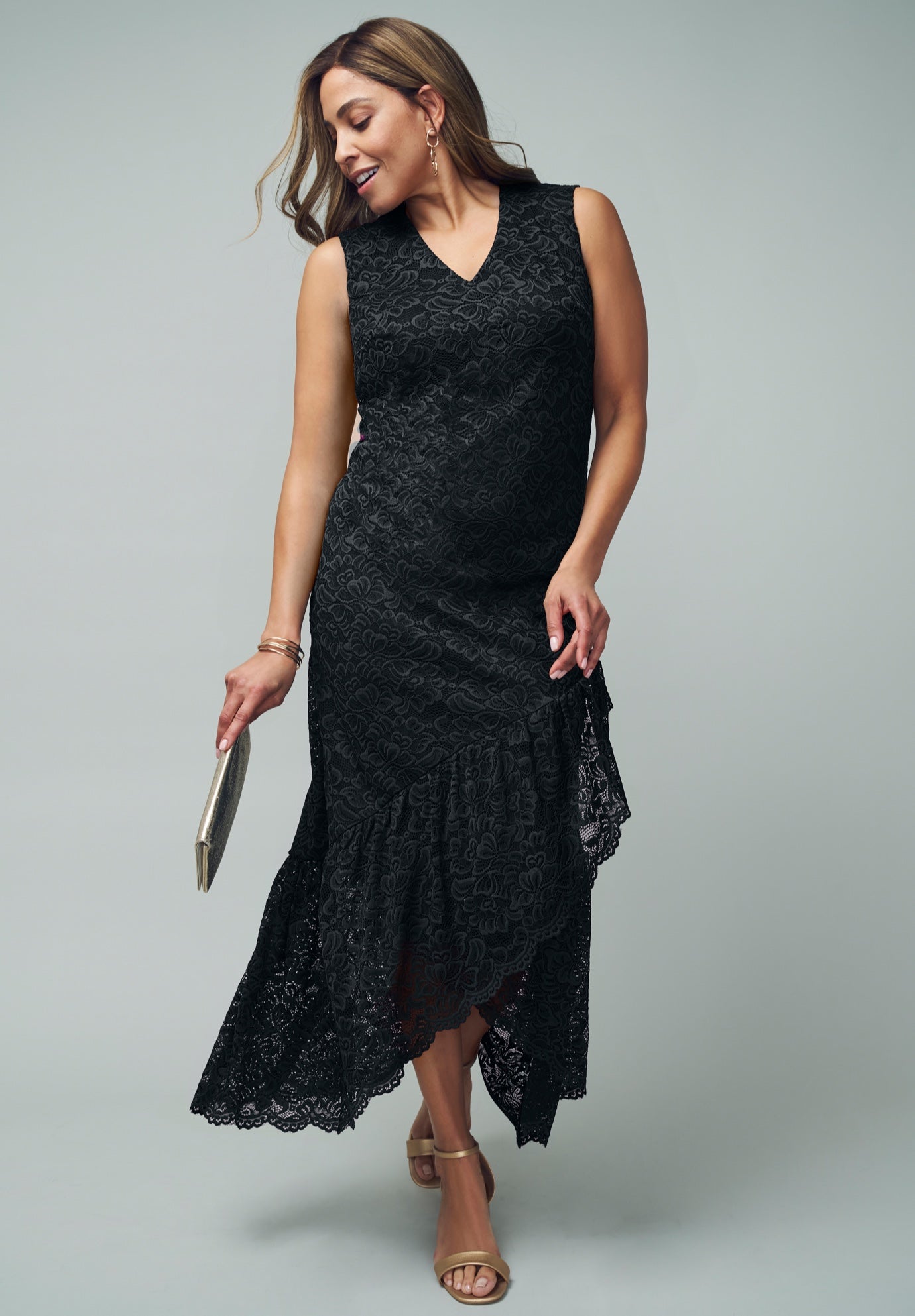 2-Piece Lace Tulip Jacket Dress image number 2