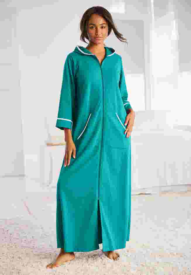 Long French Terry Robe image number 0
