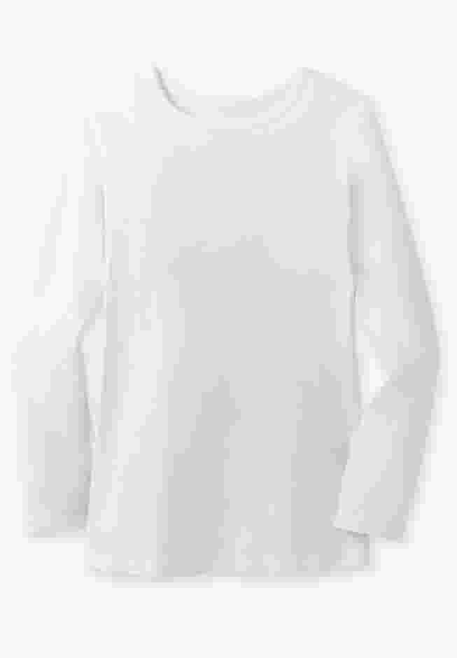 Perfect Long-Sleeve Crewneck Tunic image number 3