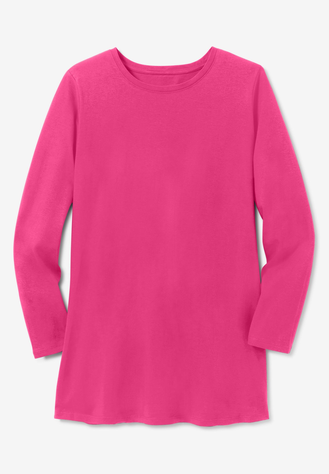 Perfect Long-Sleeve Crewneck Tunic image number 4