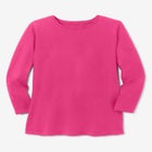 Perfect Long-Sleeve Crewneck Tunic image number null