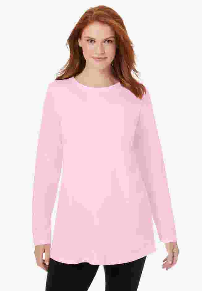 Perfect Long-Sleeve Crewneck Tunic image number 5