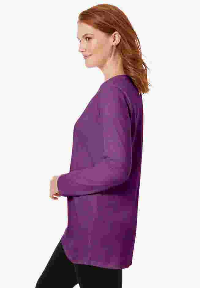 Perfect Long-Sleeve Crewneck Tunic image number 2