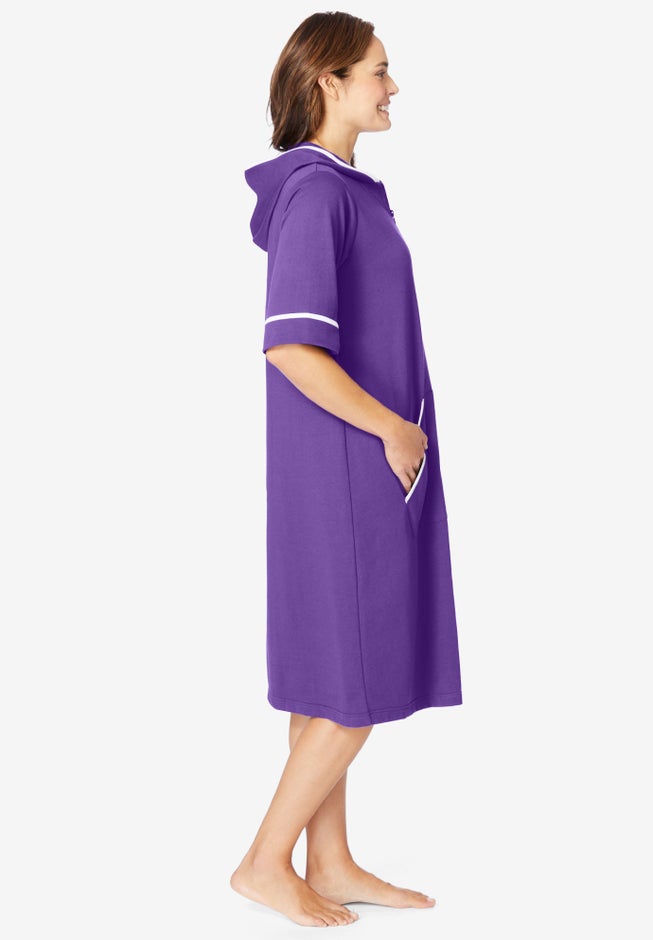 Short French Terry Robe image number 3