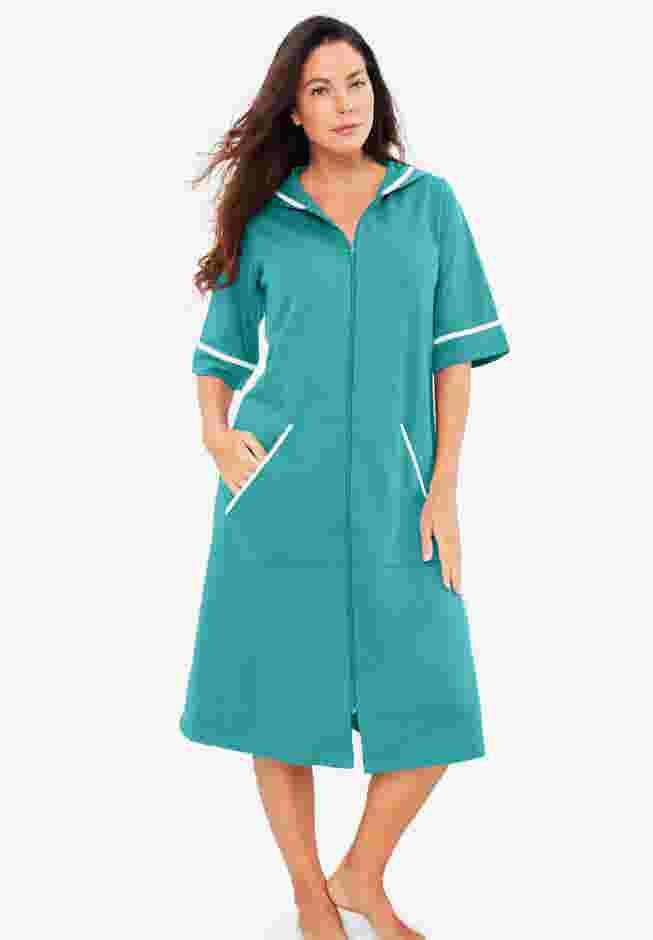 Short French Terry Robe image number 0