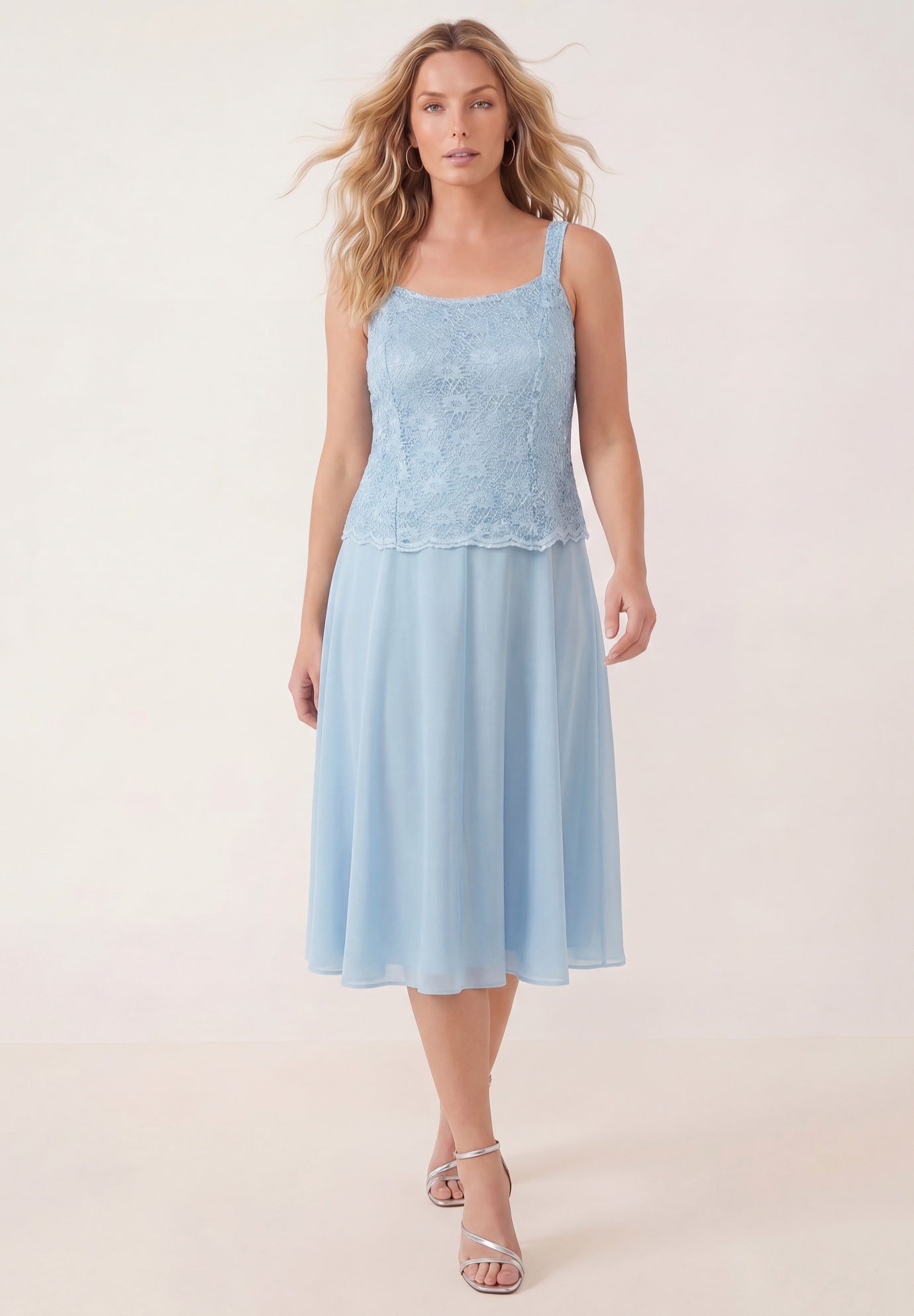 Glitter & Lace Jacket Dress Set image number 1